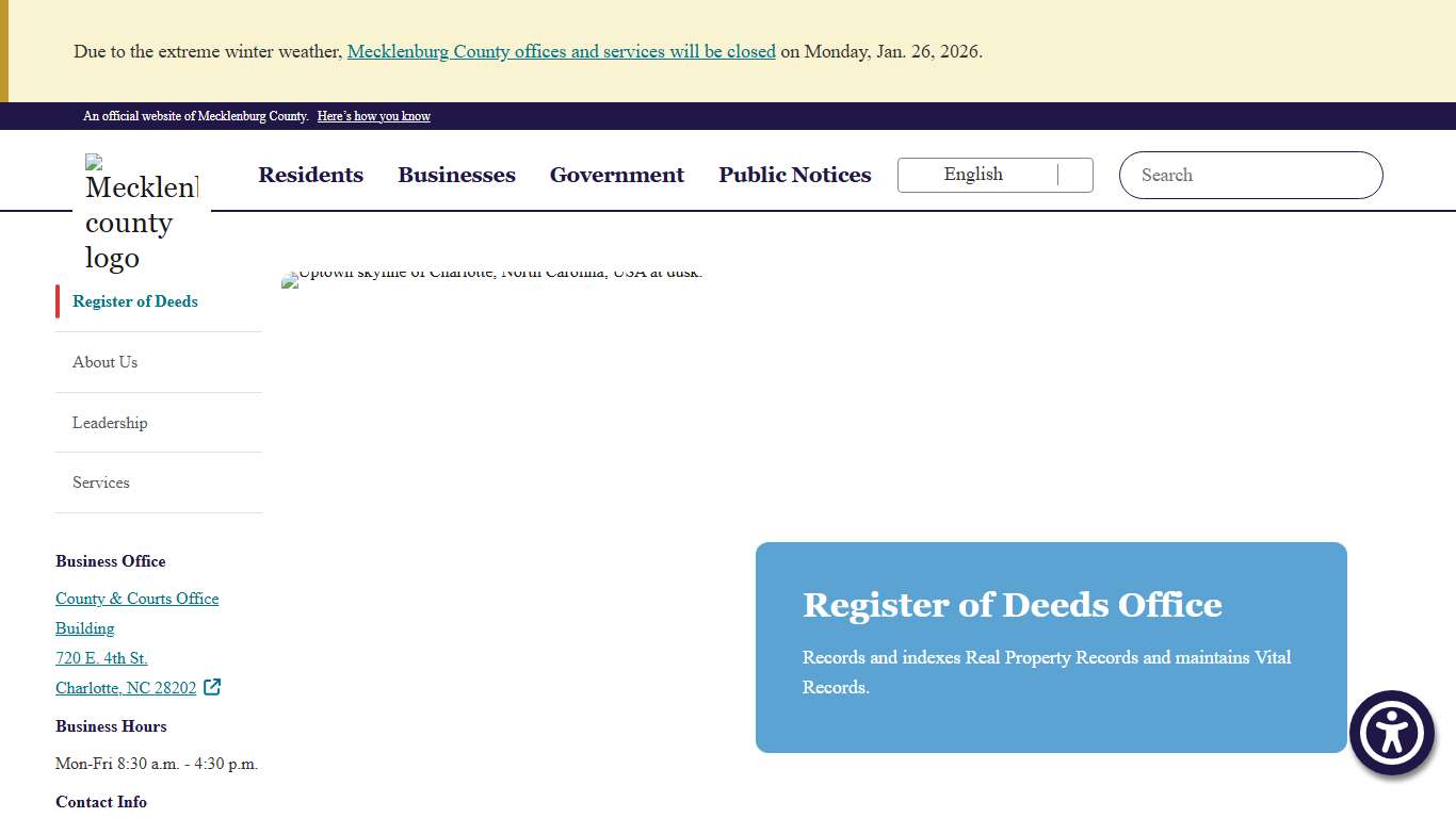 Register of Deeds Office Register of Deeds Office